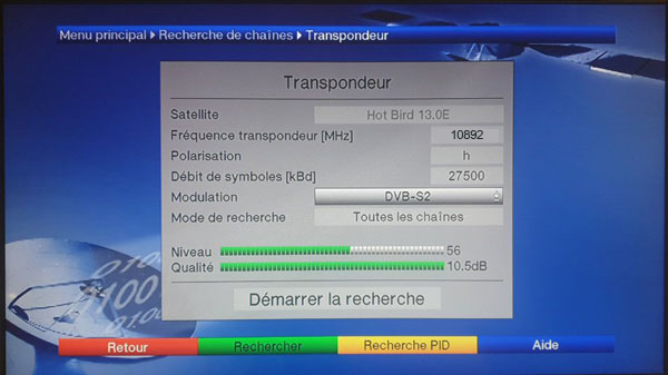 Technisat Bis TV Hotbird